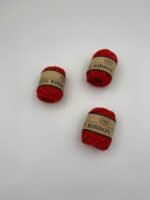 Мотузка джутова трьохниткова, червона, 0,2 мм, 10 метрів - Мотузки для декору