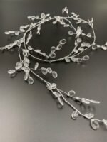 Гірлянда декоративна з акриловими кристалами, довжина 1.3 м 45 гілок. - Гірлянди новорічні