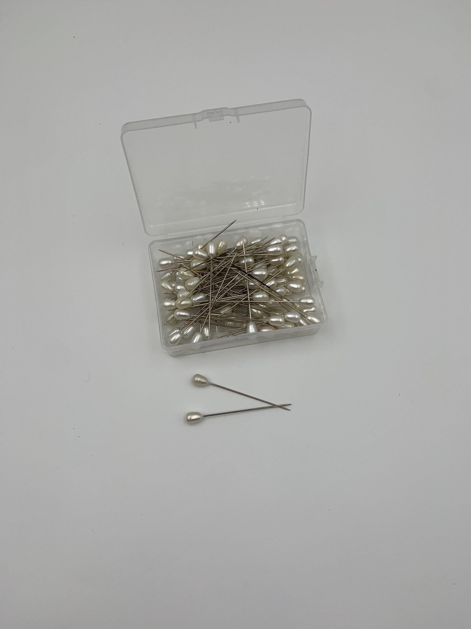 Основа для прикрас ручної роботи, перлина КРАПЛЯ, набір шпильок 100 шт. - Букети, бутоньєрки, набори для творчості Основа для прикрас ручної роботи, перлина КРАПЛЯ, набір шпильок 100 шт. - Букети, бутоньєрки, набори для творчості