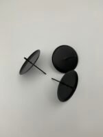 Підсвічник чорний з бортиками (8 см) - Інструменти, дріт, силікон та засоби для збереження рослин