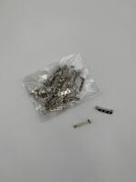 Основа, Єврошпилька з фіксатором, металева, срібна 25 мм ПРЕМІУМ ЯКІСТЬ. - Букети, бутоньєрки, набори для творчості