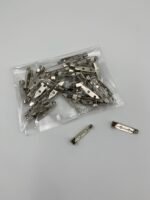 Основа, Єврошпилька з фіксатором, металева, срібна 25 мм - Букети, бутоньєрки, набори для творчості