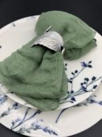 Серветка декоративна сіро-зелена 50x50 см - Ранери/Серветки