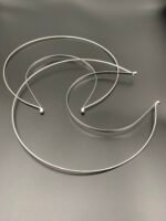 Основа-обруч для волосся подвійна, металева - Основа для рукоділля