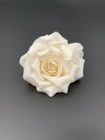 Голівка рози, штучна, біла 8 см - Штучні квіти