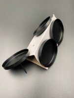 Підсвічник чорний 8 см з бортиками 1 см - Інструменти, дріт, силікон та засоби для збереження рослин