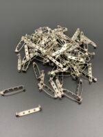 Основа, Єврошпилька з фіксатором, металева, срібна 32 мм - Основа для рукоділля