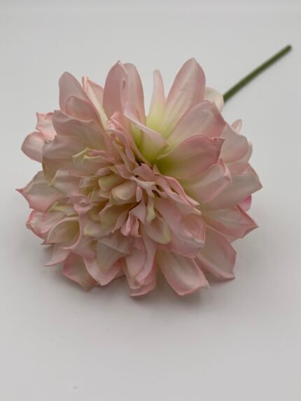 Жоржина на стеблі, штучна, світло-рожева - Штучні квіти