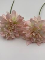 Жоржина на стеблі, штучна, світло-рожева - Штучні квіти