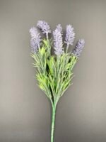 Штучні Гілки Лаванди, блакитні, букет 7 гілок - Штучні рослини