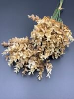 Штучні Гілки евкаліпту baby blue кремово-коричневі 6 гілок - Штучні рослини