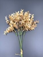 Штучні Гілки евкаліпту baby blue кремово-коричневі 6 гілок - Штучні рослини