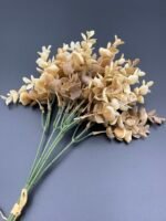 Штучні Гілки евкаліпту baby blue кремово-коричневі 6 гілок - Штучні рослини