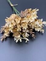 Штучні Гілки евкаліпту baby blue кремово-коричневі 6 гілок - Штучні рослини