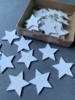 (Копія)Зірочки натуральні з дерева 4,5 см 10 шт - Флористичний декор