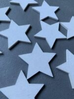 (Копія)Зірочки натуральні з дерева 4,5 см 10 шт - Флористичний декор