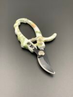 Секатор з вигнутим лезом, ручка з малюнком - Секатори