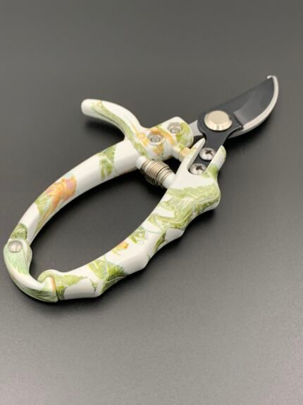 Секатор з вигнутим лезом, ручка з малюнком - Секатори