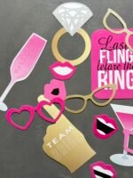 Набір аксесуарів для дівич-вечора та фотозони "Last Fling before the Ring". - Дівич вечір
