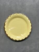 Тарілки паперові, круглі "Yellow" (8 шт.) - Тарілки