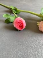 Ранункулюс штучний на стеблі, рожевий - Штучні квіти